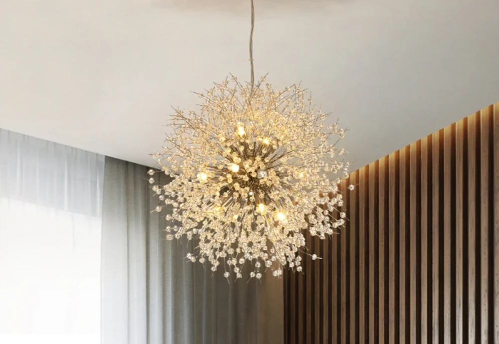 beaded crystal chandelier