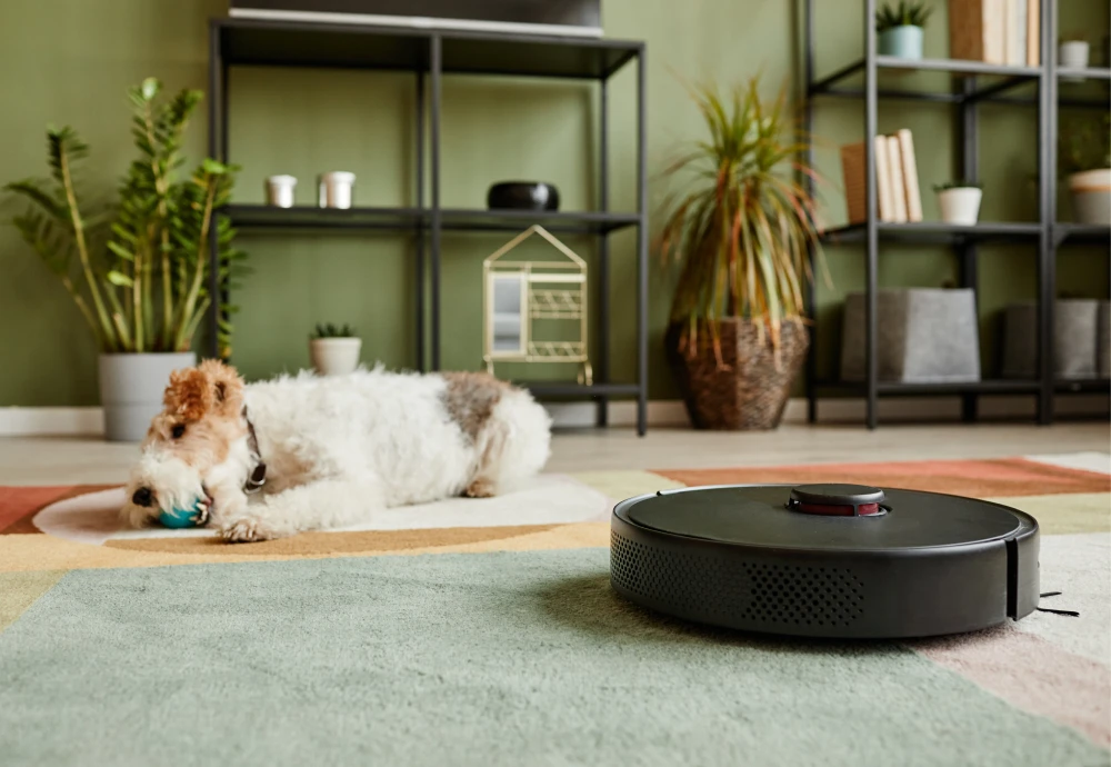 robot vacuum cleaner sweeping and mopping